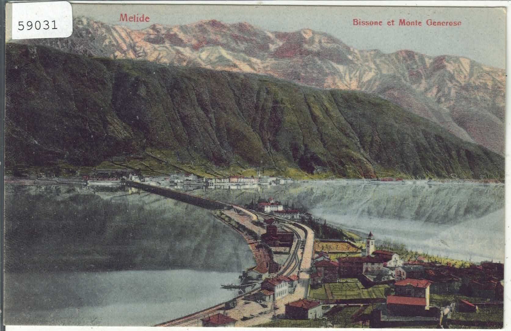 Cartoline postali: Bissone et Monte Generoso – Usato da Ettingen venduto da Kartenplanet