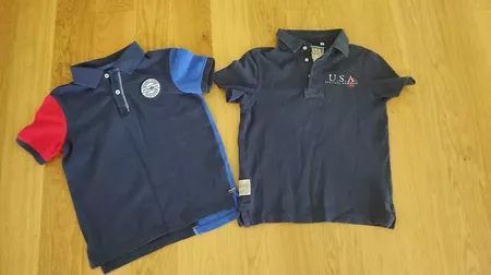 2×T-shirts Jungen in Gr.122