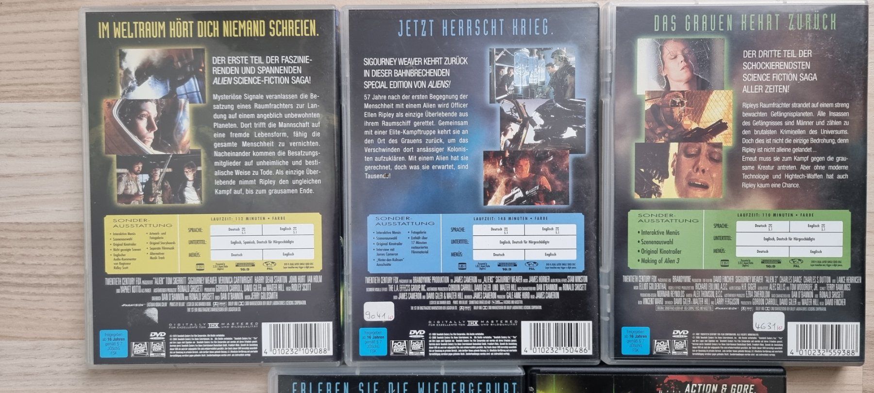 Tous les DVDs: DVD Set 5 Alien Filme – D'occasion à Oetwil am See par fineli2 2