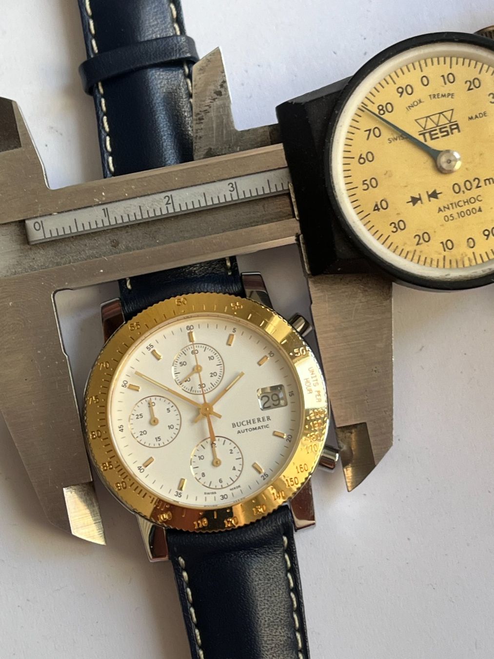 Bucherer Orologi: Bucherer Automatic Chronograph NOS – Nuovo (secondo la descrizione) da Worblaufen venduto da chronyves 3