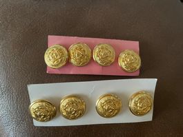 Boutons d’uniforme d’officier de la marine us USMS