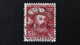 Vollstempel BRUGG SBK J129  25.I.50  153
