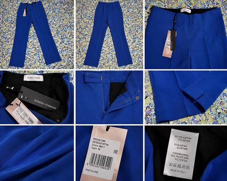     Pantalon Femme Sandro Ferrone Bleu  Taille 40