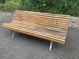 Ausstellungsgartenbänkli historisch 1.91m // Gartenbank