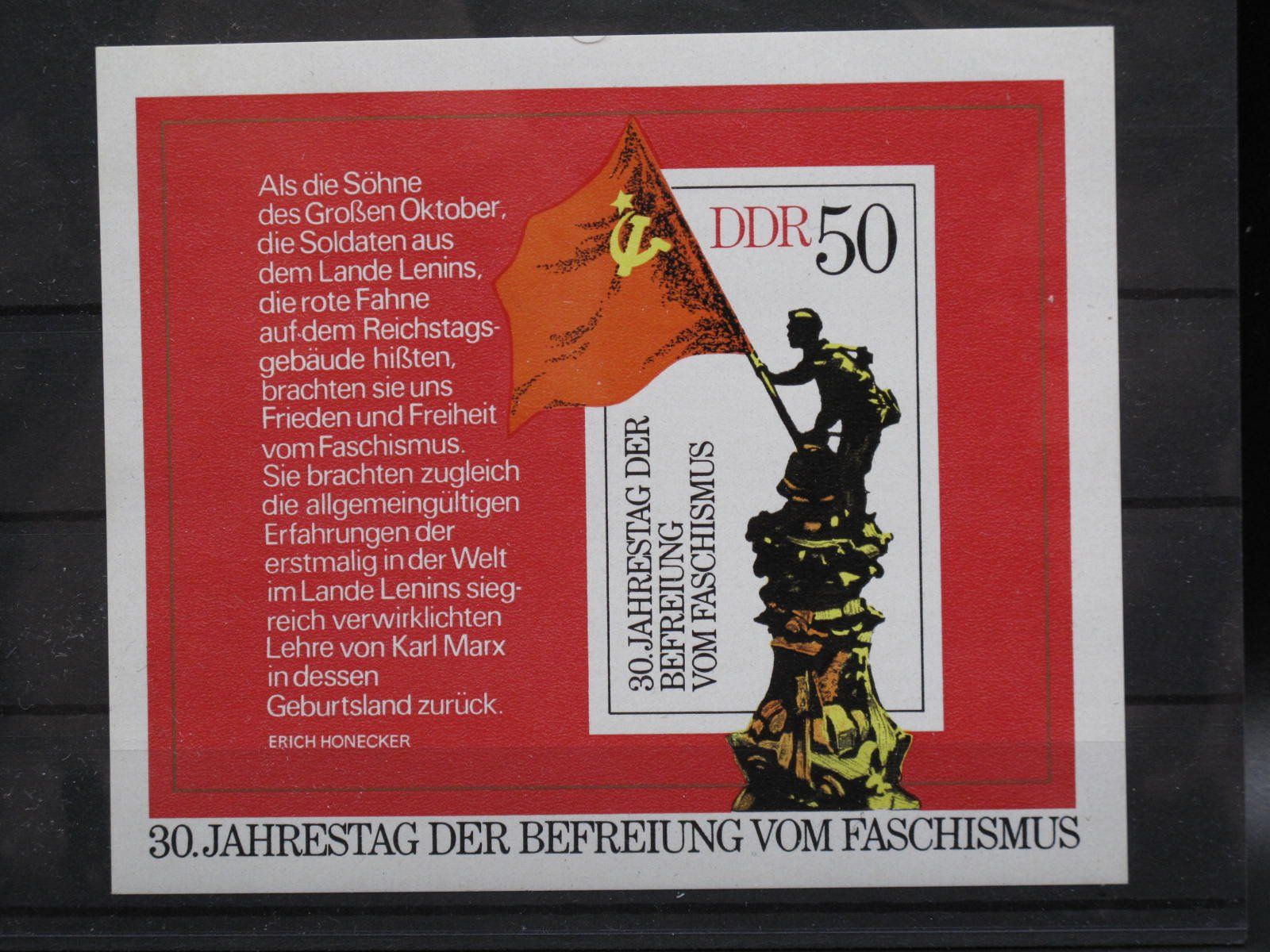 Tutti i francobolli: DDR 1975  30.Jahrestag Block 42** – Usato da Wil SG venduto da fva01