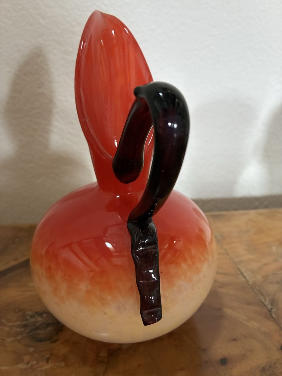Caraffe: Antique orange carafe – Usato da Zürich venduto da BobJones 1