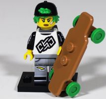 LEGO 71048 Minifigur Serie 27 Nr. 7 LONGBOARD SKATERIN - NEU