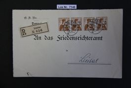 CH 1922 alter Beleg sauber gestempelt               Los 7145