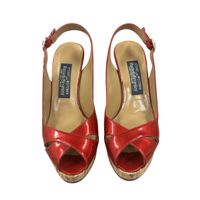 Stuart Weitzman Red Patent Shoes. Size 37