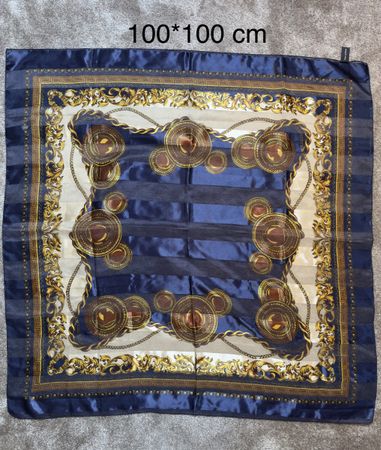 Foulard vintage Ted Lapidus 100 x 100 cm