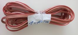 Lautsprecherkabel Kupfer, 4 mm2, 1 x 10,0 m