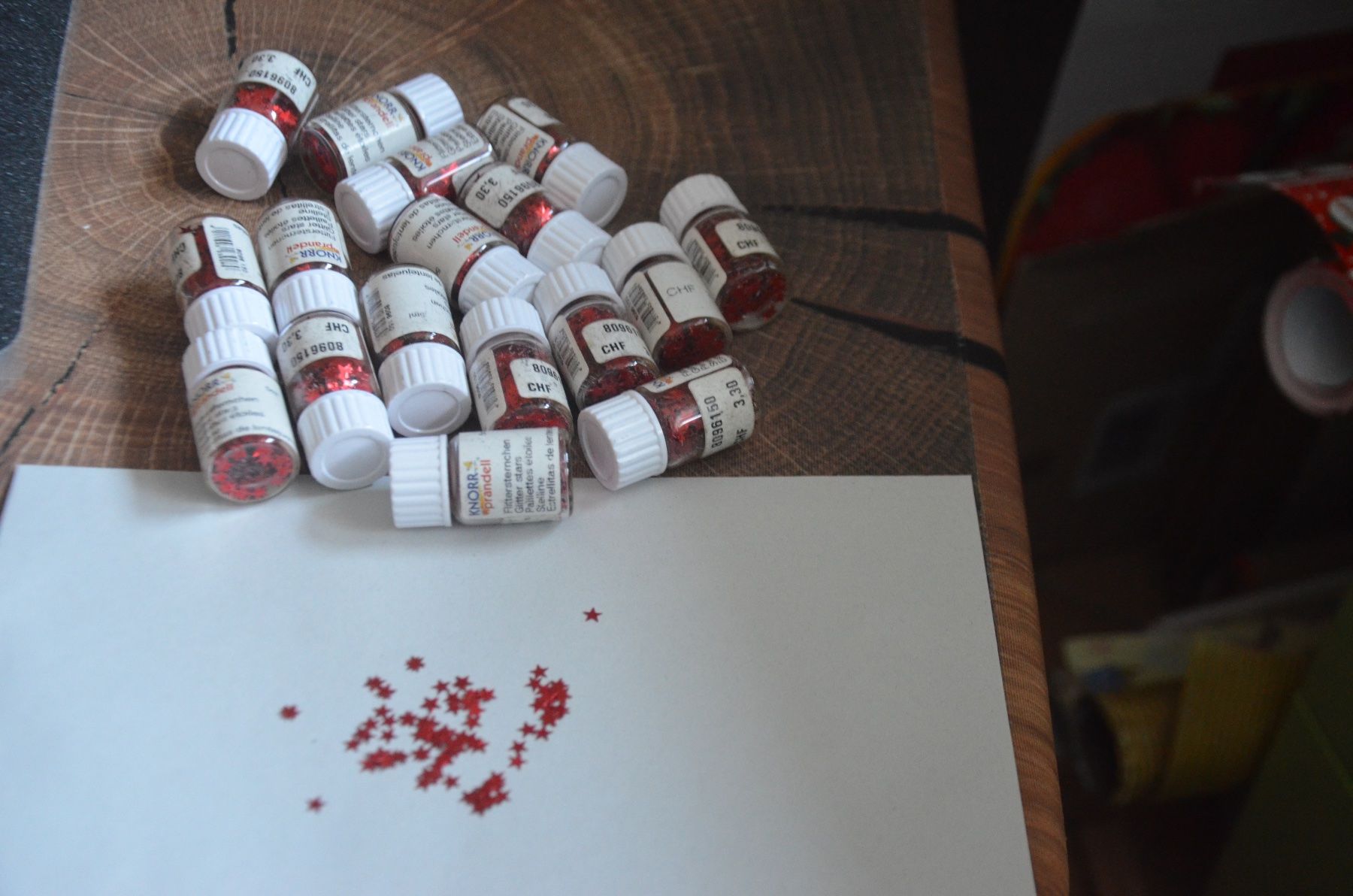 Kit bricolage: BASTELN - 17 KLEINE VASE STERNE – Nuovo e nell'imballaggio originale da Chiasso venduto da Dolly015