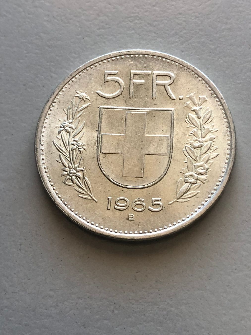 Tutti le monete: 5 Fr. 1965 – Usato da Schötz venduto da Odpa