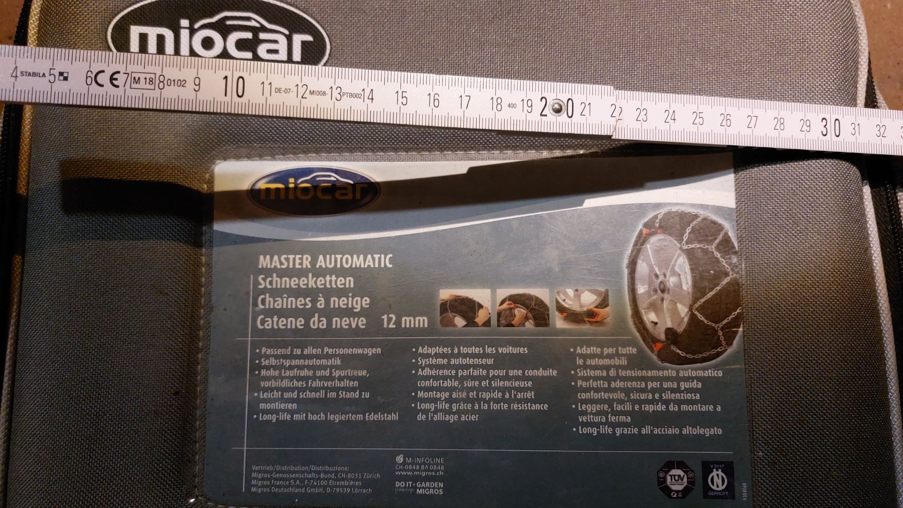 Catene da neve: Schneeketten - chaines a niege - master automatic 12mm – Usato da Zürich venduto da tham 7