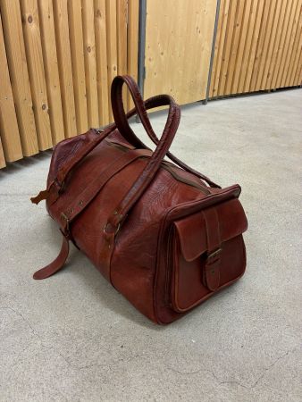 Echtleder-Reisetasche aus Marokko