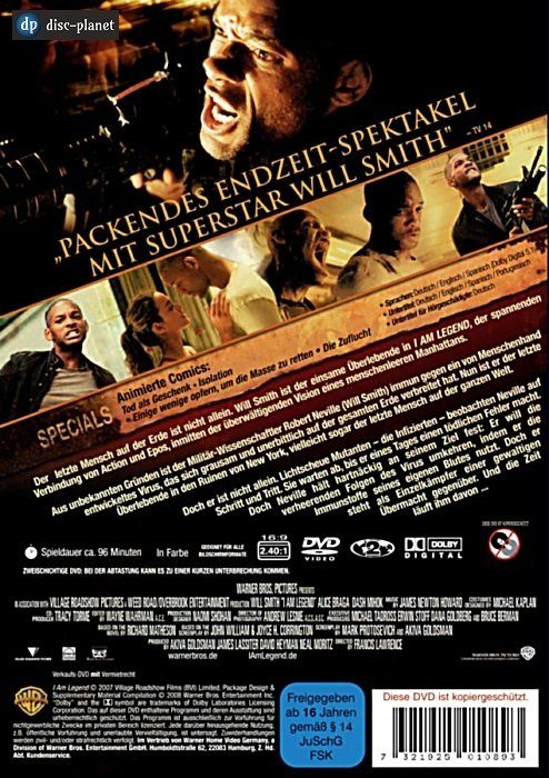 Tutti i DVDs: DVD - I am Legend (2007) – Usato da Embrach venduto da disc-planet 1