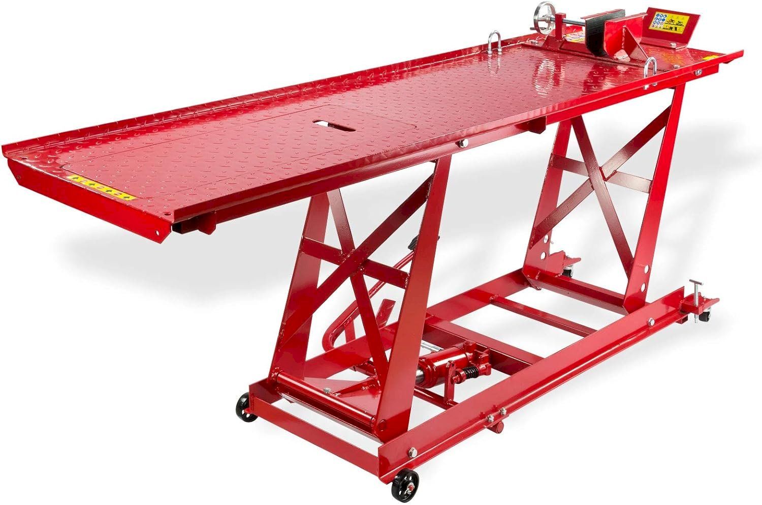 Montageständer: Dema Motorradhebebühne rot 450kg – Neu und originalverpackt aus Bottighofen von zaap 1