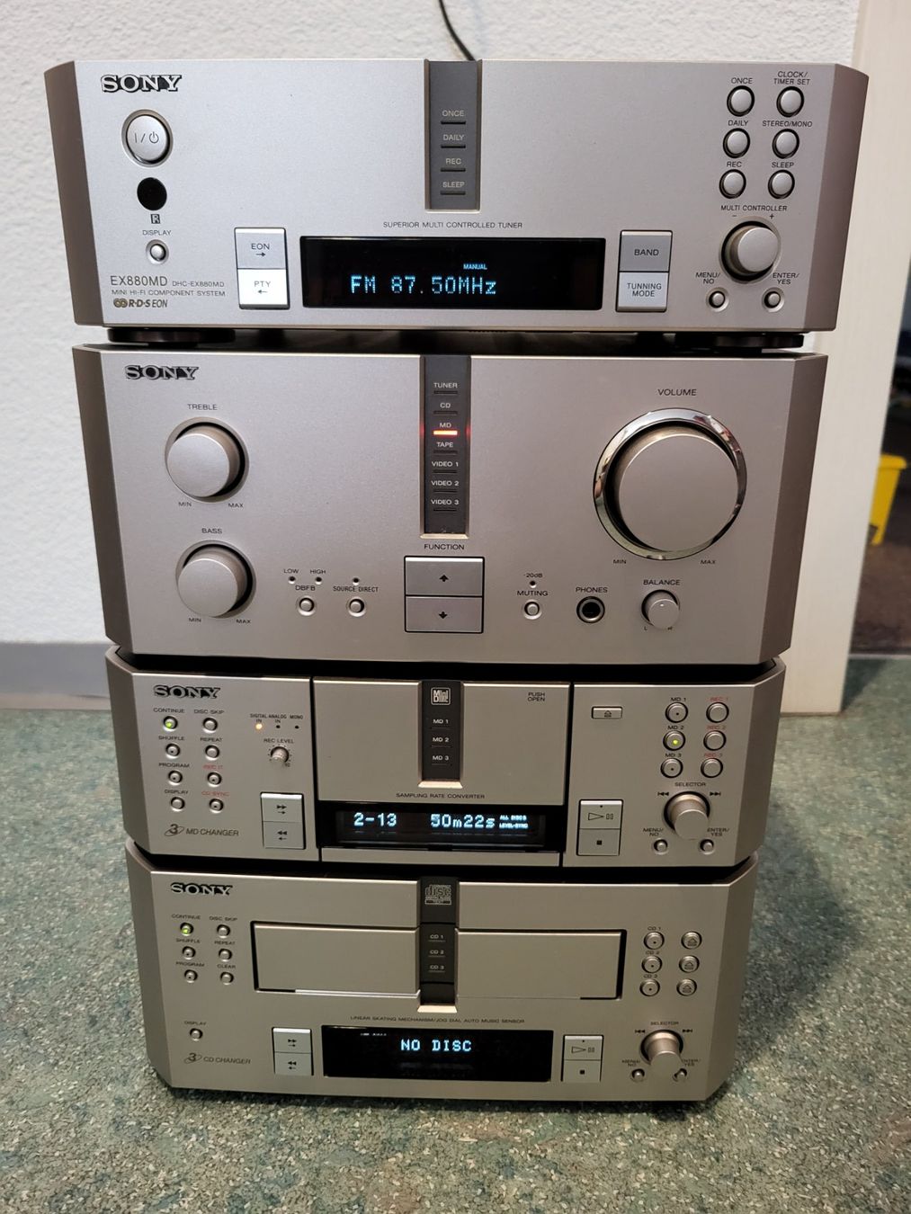 Sony Minidisc: Stereoanlage – Usato da Birmenstorf AG venduto da Cjl 2