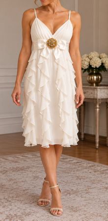 APART elegantes Kleid Gr. 34 – Weiss 🤍