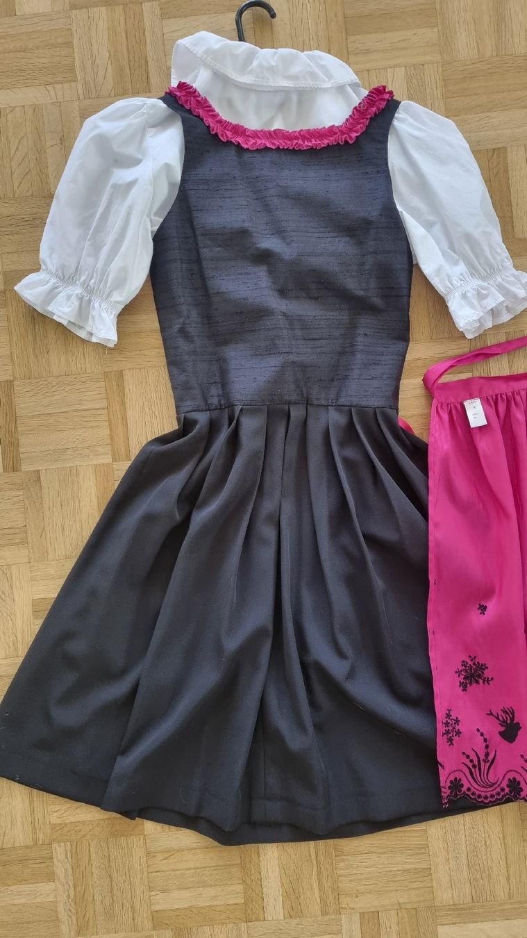 Vestiti: Dirndl schwarz/pink Gr. 34 – Usato da Ehrikon venduto da FARJG 4