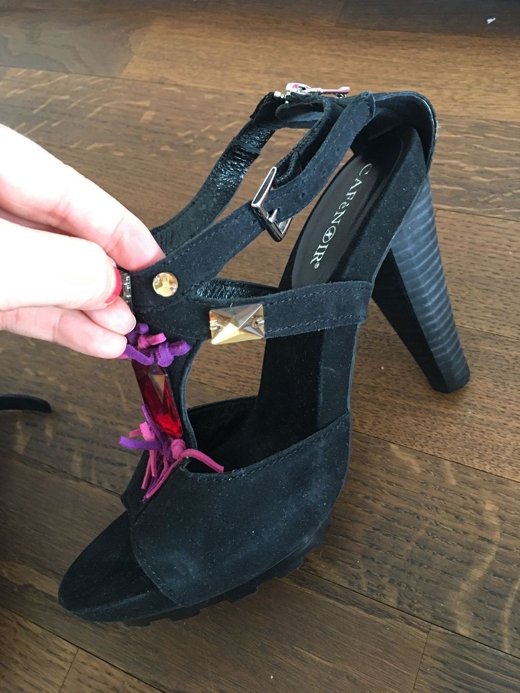 Scarpe da donna: MEGA TREND PUMPS-SCHWARZ-CAFÉ NOIR-GR.40 – Usato da Baar venduto da hasenfrau15 7