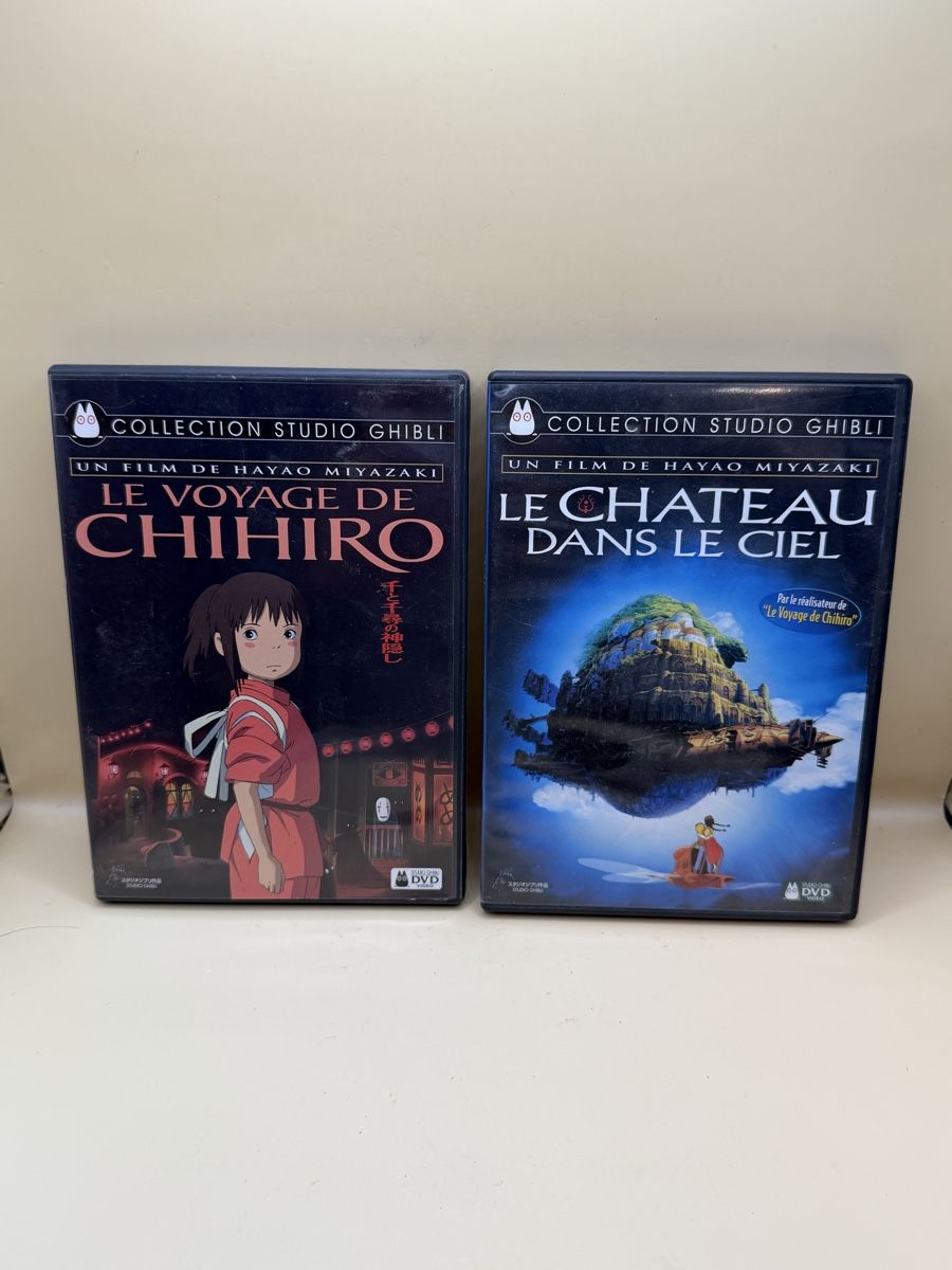 Tutti i DVDs: 2 DVD Studio Ghibli Miyazaki Chihiro + Château Ciel – Usato da Genève venduto da sho_67qj