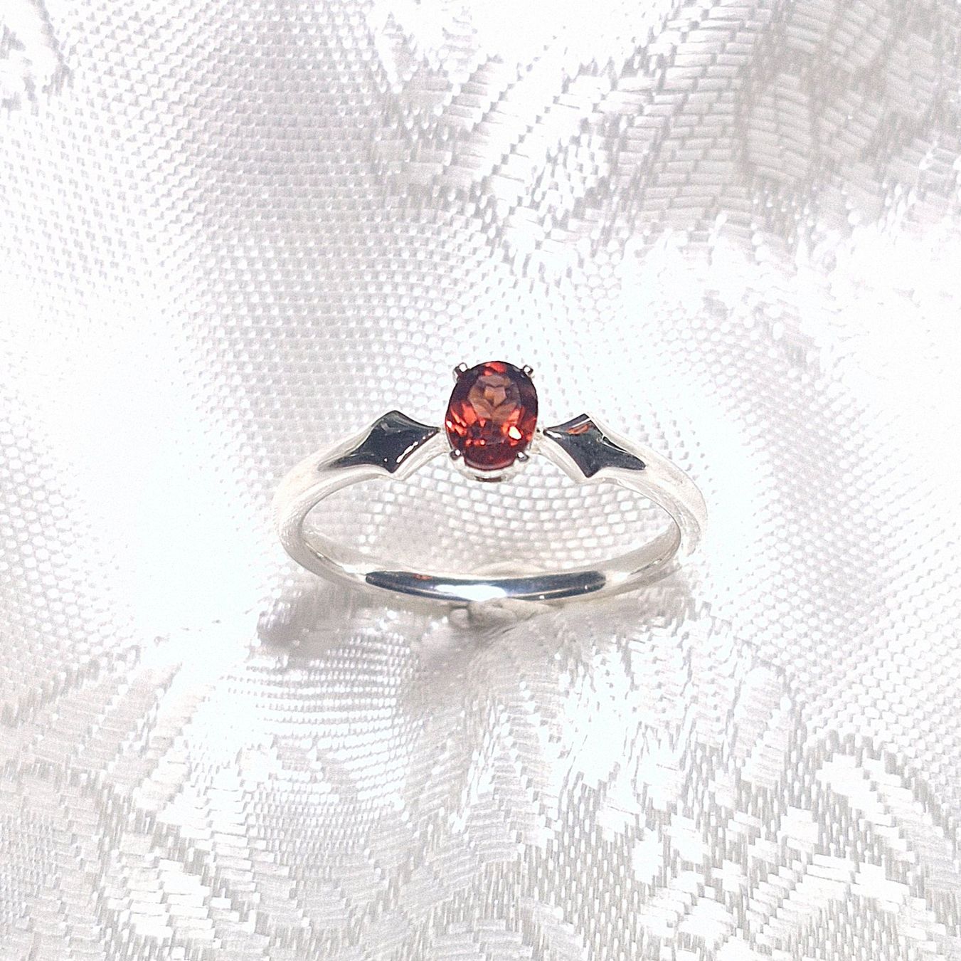 Anelli: Granat Ring inkl. grössen anpassung – Nuovo e nell'imballaggio originale da Zürich venduto da GOS08 1