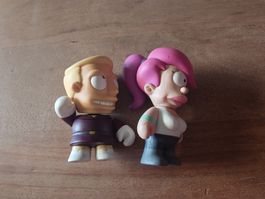 2 Figurines Futurama Matt Groening Kidrobot 