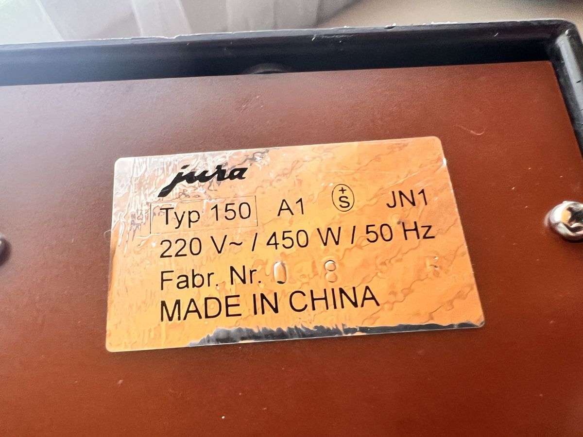 Jura Elettrodomestici da cucina: Vintage Jura Typ 150 Toaster – Usato da Neuenkirch venduto da Heribert5 2