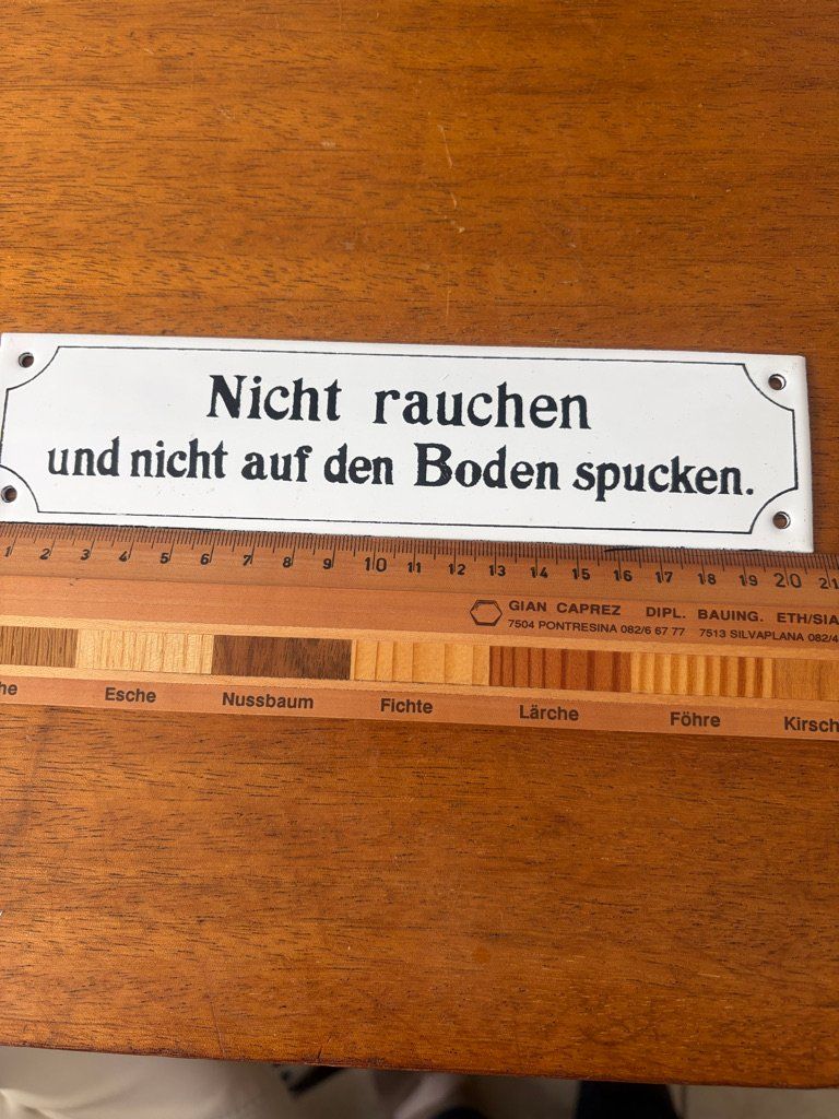 Insegne: Schild Metall mit Email – Usato da Romanshorn venduto da rirore418 1
