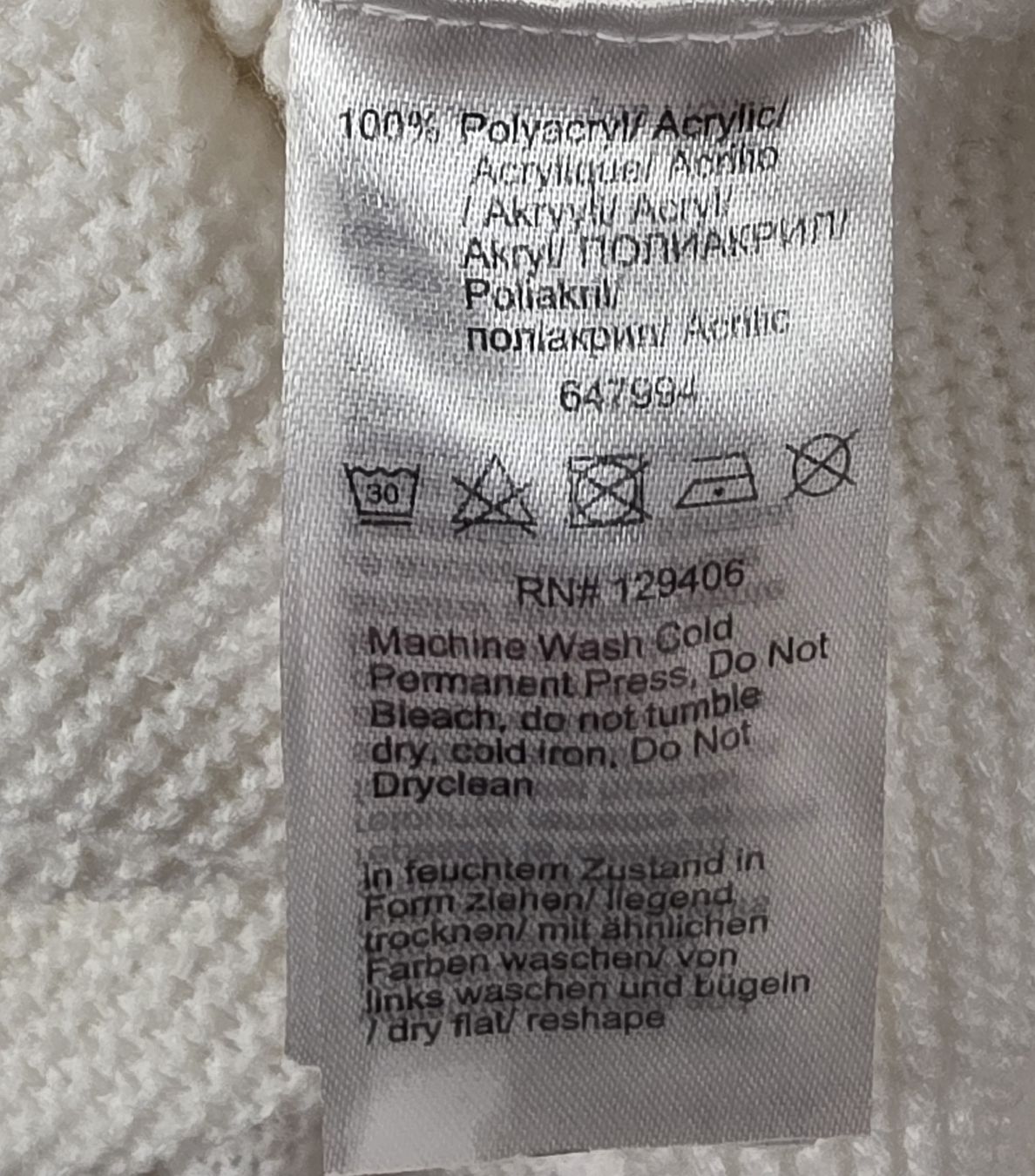Maglioni & Felpe: Pullover, Creme-Weiss, Gr. S /M ! – Usato da Rheinsulz venduto da Gilea 4