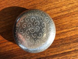Massiv Silber 0,800 Alte Box Schnupftabak ca. 1920 (Marokko)