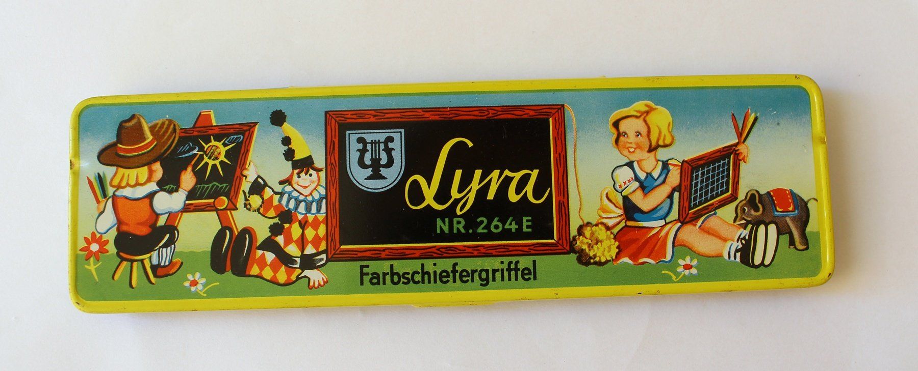 Bleistifte, Farbstifte & Kreide: Lyra Farbstifte 264 E Farbschiefergriffel 60er Blechdose – Neu (gemäss Beschreibung) aus Zürich von Auctionata