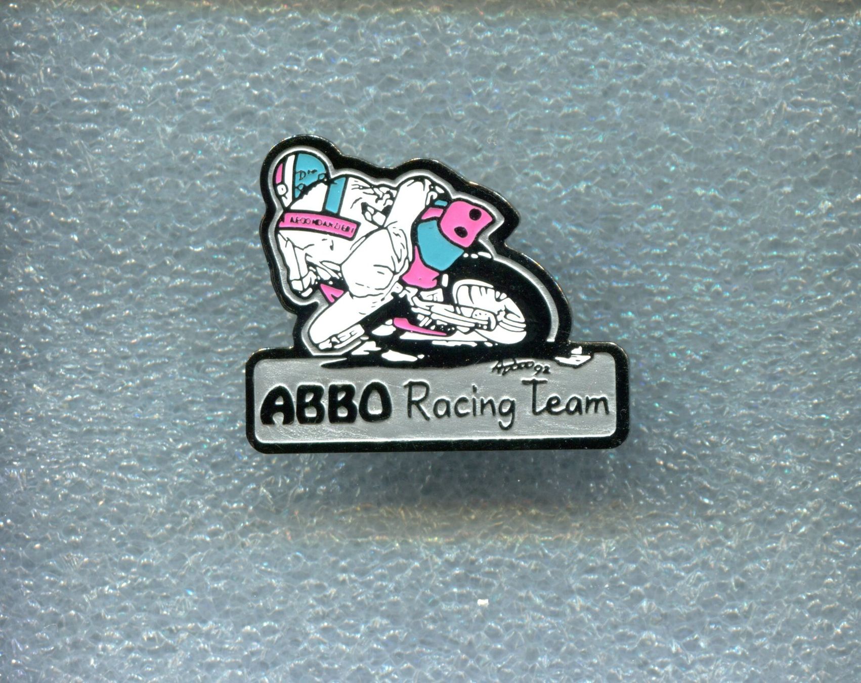 Plaketten & Abzeichen: Motorrad  ABBO Racing Team – Gebraucht aus Winterthur von Sammleroase