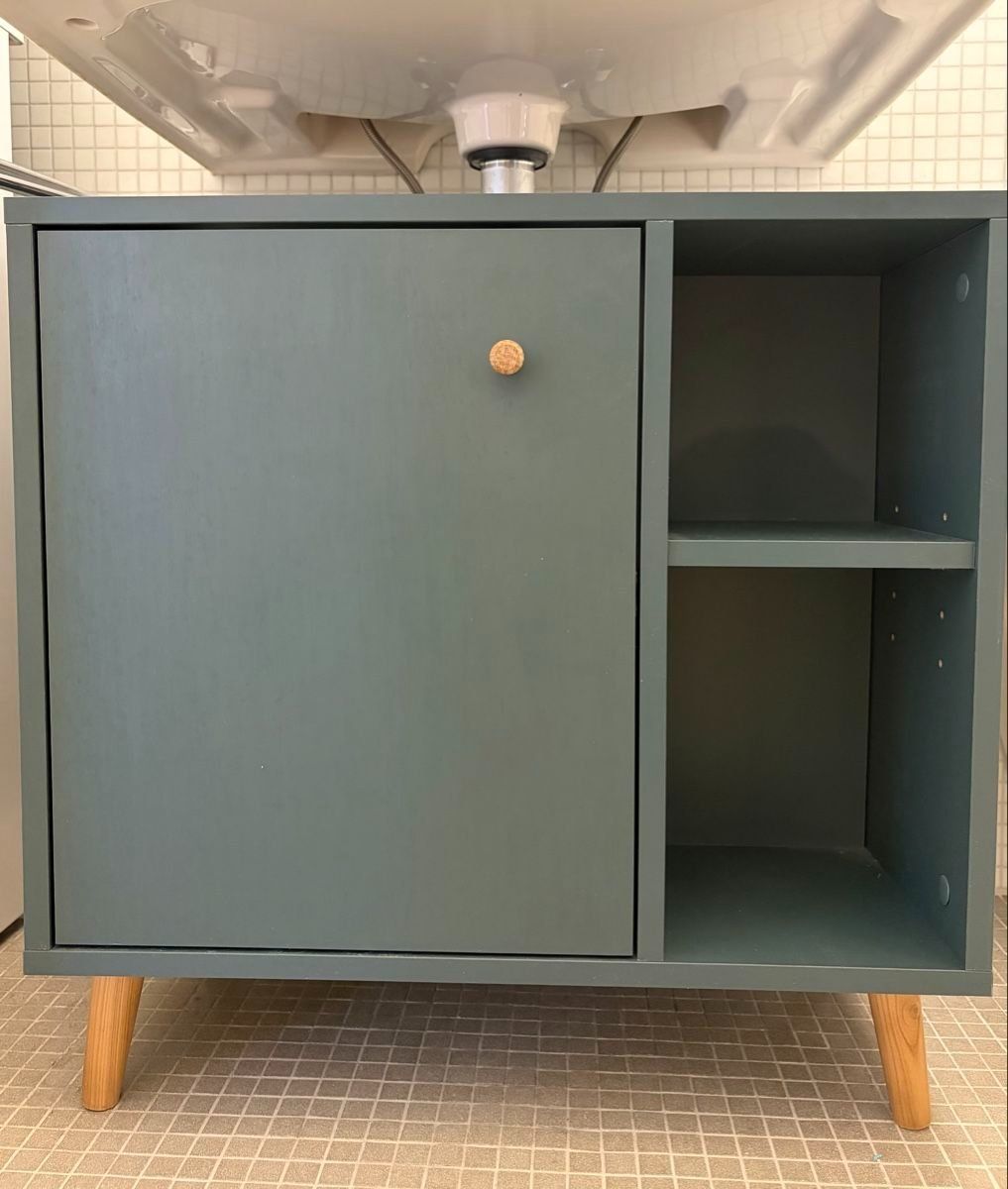 Armadi: Badezimmermöbel-Set Petrol/Eiche – 4-teilig – Usato da Zürich venduto da Erich_77 2