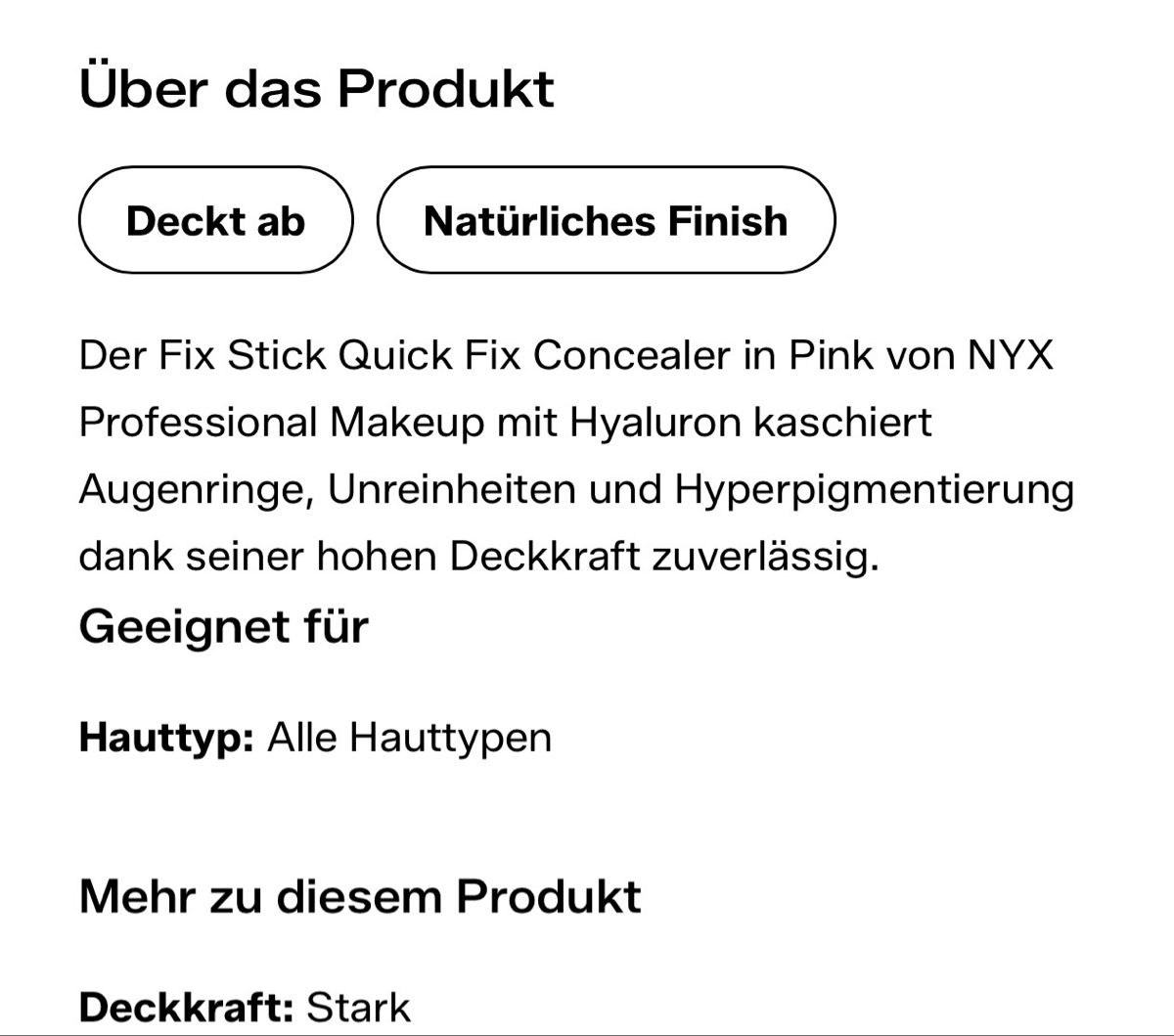 NYX Professional Makeup Make-up: NYX Pro Fix Stick Concealer Pink! – Usato da Baden venduto da Tiffany6878 5