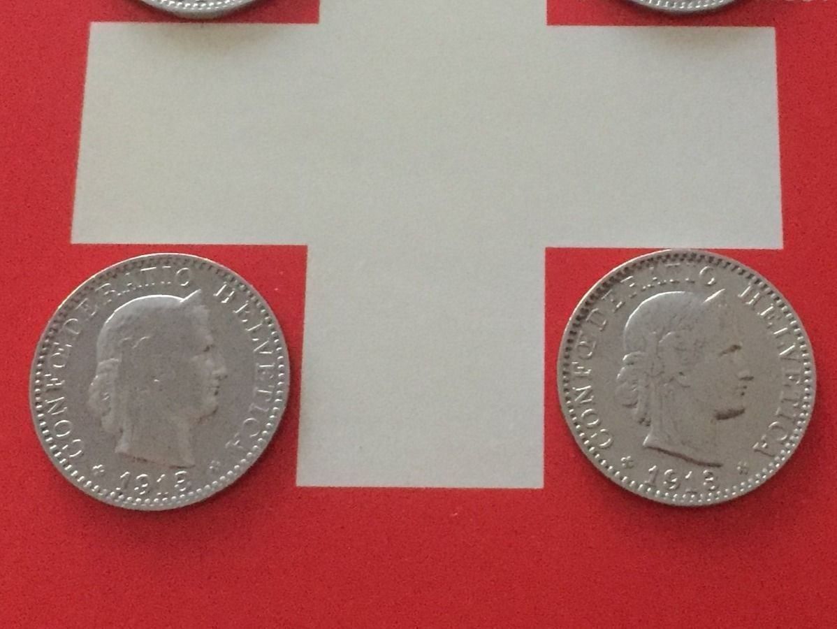 Tutti le monete: 20 Rappen: 2x1912+2x1913 – Usato da Elsau venduto da herbybay 2