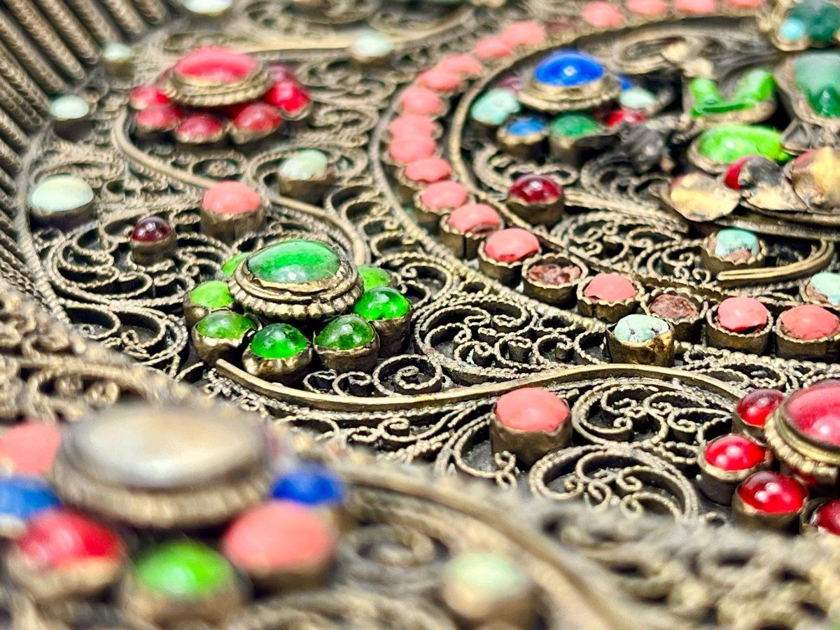 Teller: Teller Mandala Tibet oder Nepal 19. Jahrhundert – Gebraucht aus Zürich von Arche_Brockenhaus 3