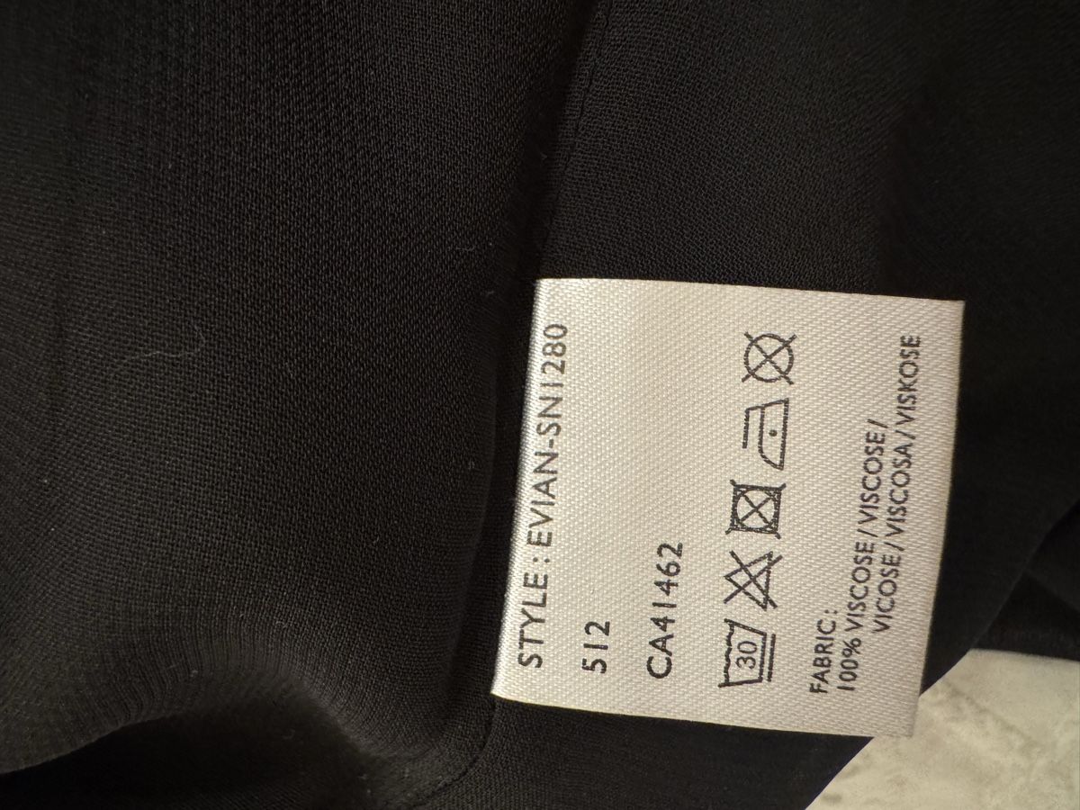Vestiti: Schwarzes Chiffonkleid Gr. S/36 Edles Design Elegant – Nuovo (secondo la descrizione) da Hergiswil NW venduto da Labello01 2