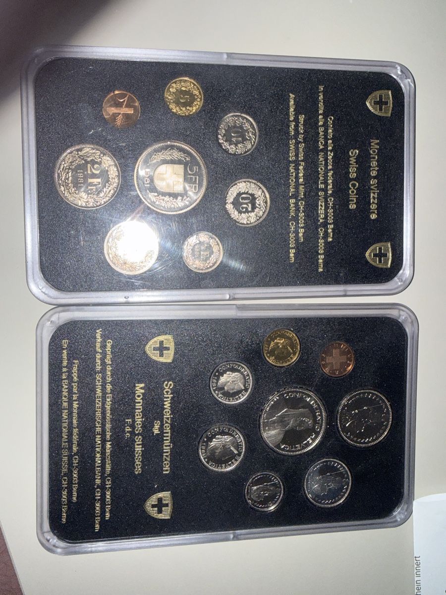 Alle Münzen: Schweizer Münzset 1981 und 1984 - Originalverpackung – Neu und originalverpackt aus Urtenen-Schönbühl von ane_2rtn
