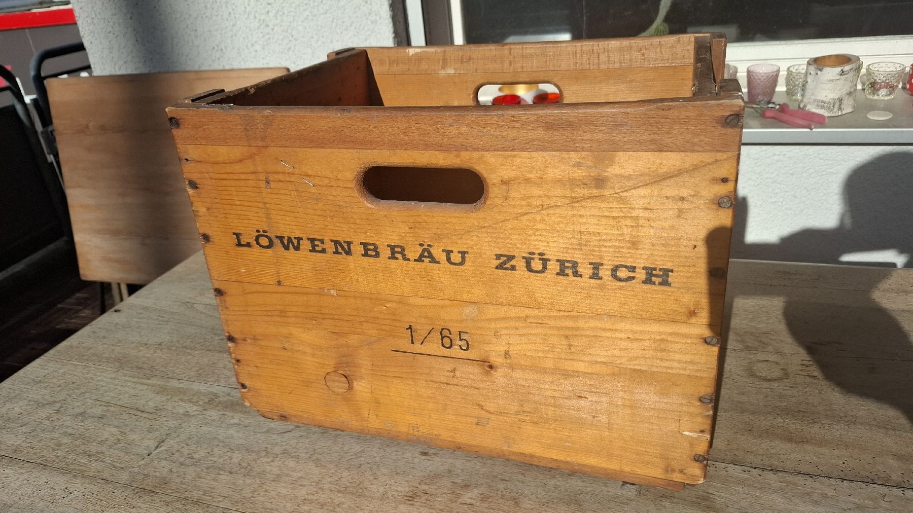 Casse di vino e birra: Löwenbräu Holzkiste – Usato da Zürich venduto da witike