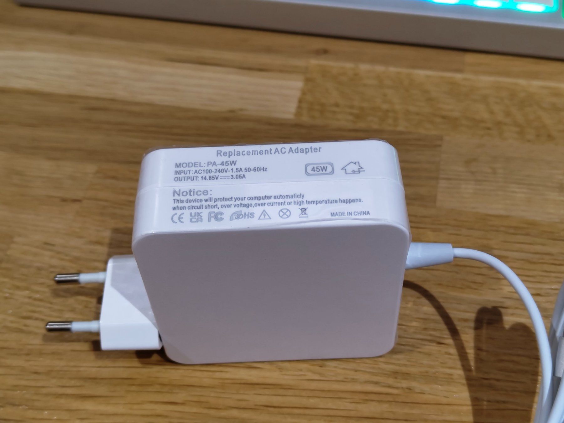 Ladegerät: Replacement Charger for Mac Air AC 45W x5 – Neu (gemäss Beschreibung) aus Contone von DanieleBoorsma 1
