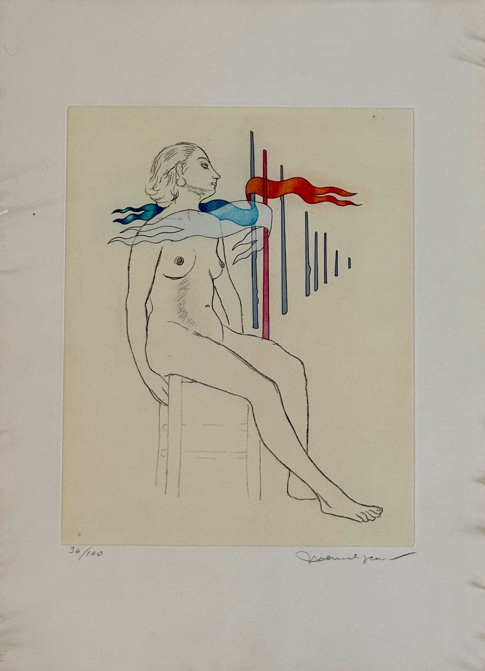 Arts picturaux & lithographies: Farblithographie von Marcel Jean – D'occasion à Biberist par ber_76bn