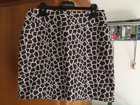 Mini-Jupe Kookai Herbst Leomuster Gr. S
