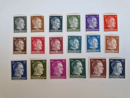 Deutsches Reich Adolf Hitler Briefmarken Set postfrisch