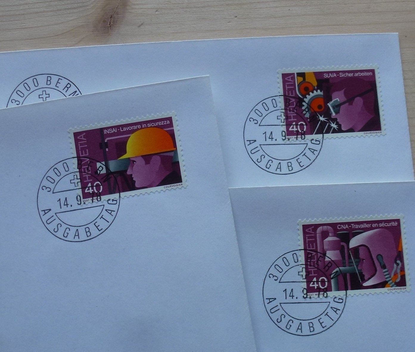 Alle Briefmarken: 12 FDC Briefe SUVA 1978 – Gebraucht aus Walkringen von Casablanca777 2