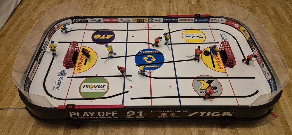 TIGA Play Off 21 Tisch Eishockeyspiel Special Edition Gebraucht 