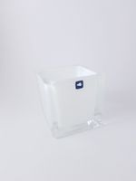 Cube Tischlicht Weiss Glas