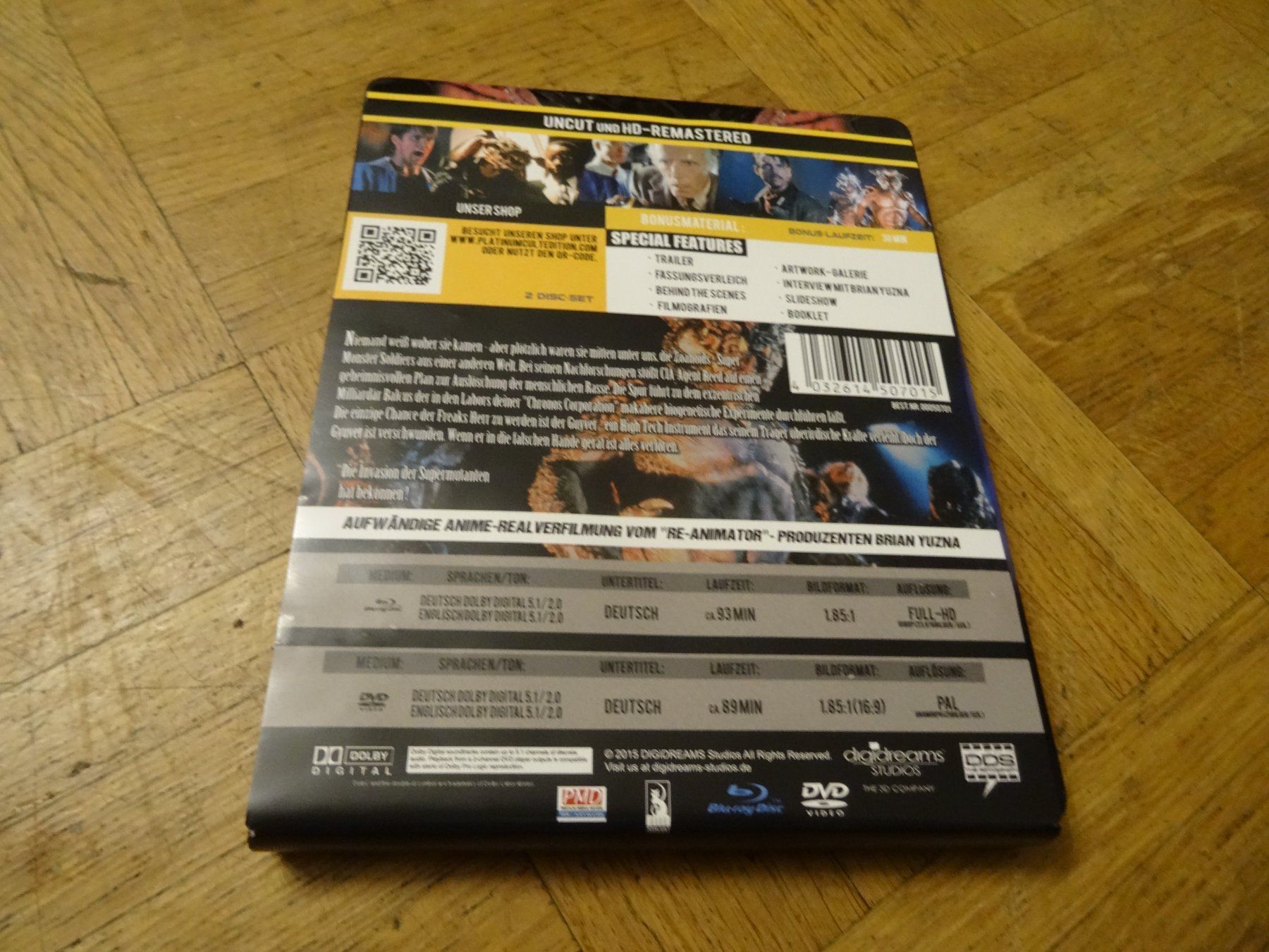 Tutti i DVDs: The Guyver Mutronics Blu-ray Steelbook – Usato da Olten venduto da Disc-Verkauf 1
