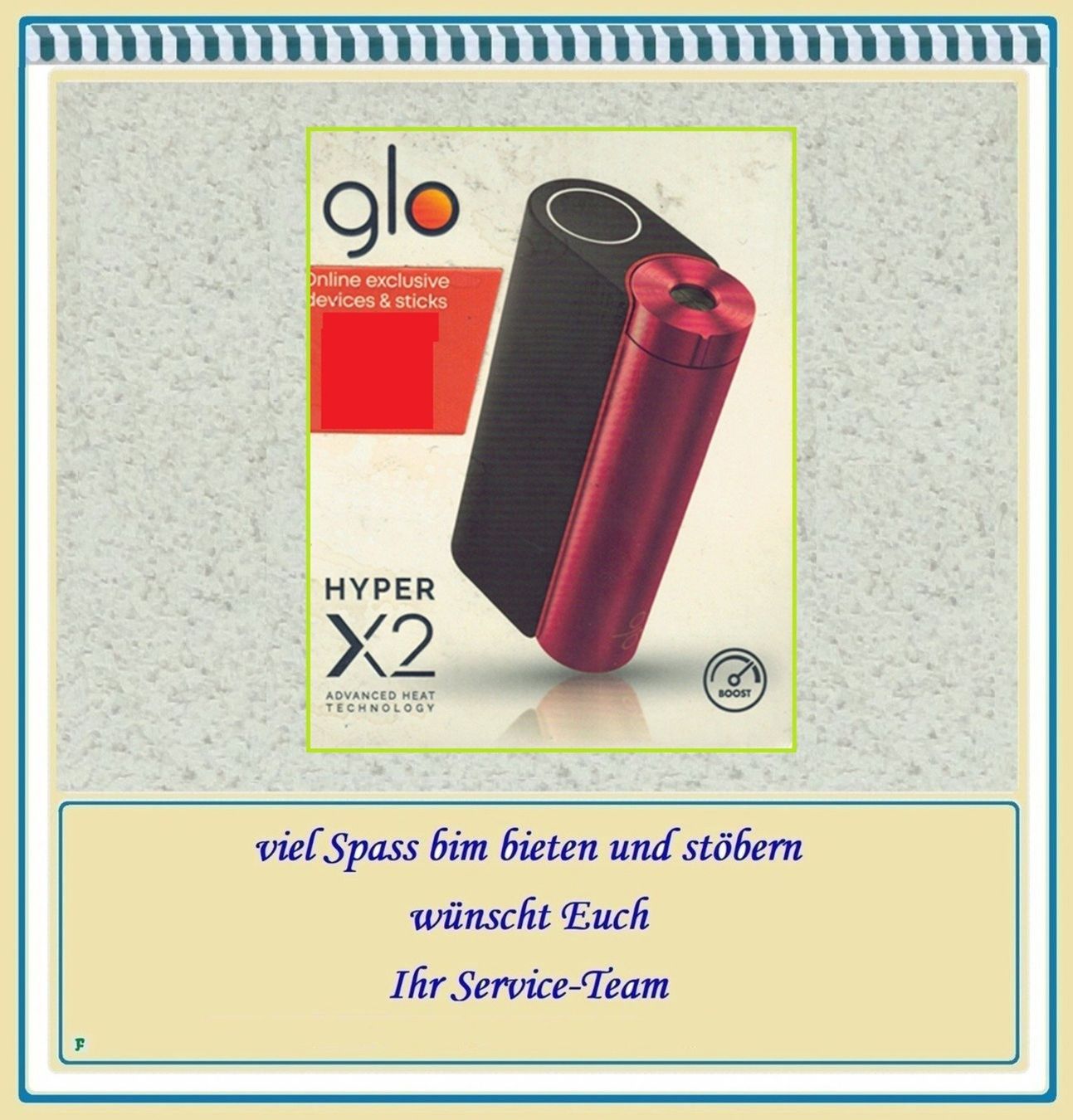 Glo Altri Prodotti per fumatori: glo™ • HYPER X2 – Usato da Münchwilen TG venduto da FLOHMIFLITZER 1
